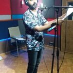 Prajin Padmanabhan Instagram - Dubbing kick strts .. title vl b revealed soon by the production 😍😍😍😍😍@sandra_amy_prajin@director_zion @aadhiraajan2021