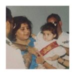 Pranati Rai Prakash Instagram - Happy Birthday mommy! 🎂 Third year without you! Wait, you’re always there, in the thoughts, in the heart! ✨🤍 Here at the baby show with her in Port Blair; in Srinagar with mummy and brother… 👩‍👧‍👦 that’s probably Gulmarg; artwork by an admirer, thank you! ❤️