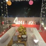 Pranjal Dahiya Instagram - I still can’t believe this happened 🥺 4 million strong family💙. Thankyou each and everyone for your constant support and a big thanks to @merry_makingg for this special moment✨ . . #pranjaldahiya #gulabiqueen