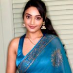 Preeti Verma Instagram - 💙💙 #newpost #indianwear #saree #sareelove #nfak Chandigarh - The City Beautiful