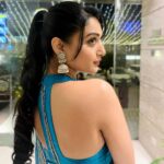 Preeti Verma Instagram - 💙💙 #newpost #indianwear #saree #sareelove #nfak Chandigarh - The City Beautiful