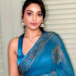 Preeti Verma Instagram - 💙💙 #newpost #indianwear #saree #sareelove #nfak Chandigarh - The City Beautiful