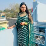 Preeti Verma Instagram – Tera deedar channa💚🌙 Meerut