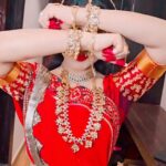 Preety Kongana Instagram - Today at Lakhimpur #naoboicha 🙏🏻♥️ Make up & Hair by @bapankalitakalita 💄♥️ @mkup_artist_susmita mkup_artist_susmita 💄♥️ thank you forever for always being with me ♥️😘♥️😘 Special thanks to @mk__makeover_7002348272 ♥️ & @pureassameseattire ♥️ U became my saviour tonight 🫶🏻 I love you All♥️♥️♥️♥️♥️♥️♥️