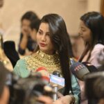 Preety Kongana Instagram - About today 🙏🏻❤️🙏🏻 It was a pleasure experience inaugurating the exclusive jewellery exhibition 🙏🏻 U can also come and explore the exquisite precious jewellery collections in real gold, diamonds, polka, ruby, emerald etc. from Jaipur & Guwahati 😍 At @aashiapsara #royaljewelleryshow 2024 @tikendra_deka_photography28 thank you ☺️
