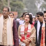 Preety Kongana Instagram - আজি পহিলা মাঘৰ দিনা নেহৰুবালি , নগাওঁৰ ঐতিহ্যময় ভোগালী বিহু উৎসৱ -২০২৪ উপলক্ষে আয়োজিত সাংস্কৃতিক শোভাযাত্ৰাত অংশগ্ৰহণ কৰি খুবেই ভাল লাগিল 🙏🏻 Photography by @tikendra_deka_photography28 Thank you @makup_artist_janmoni for assisting me ❤️