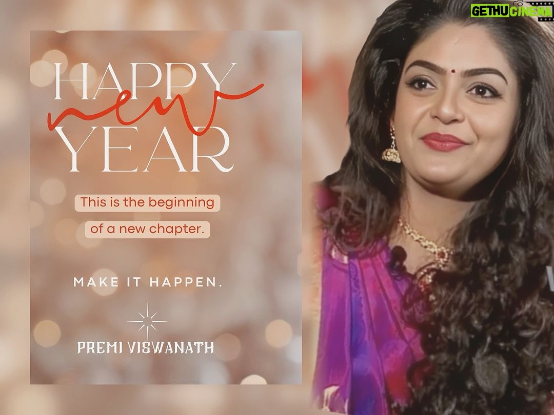 Premi Viswanath Instagram - New Chapter 2024 Happy new year All ❤️ @drvineethbhatt @_.maaaaaaaanu @m__eeku @vmedia_the_complete_studio