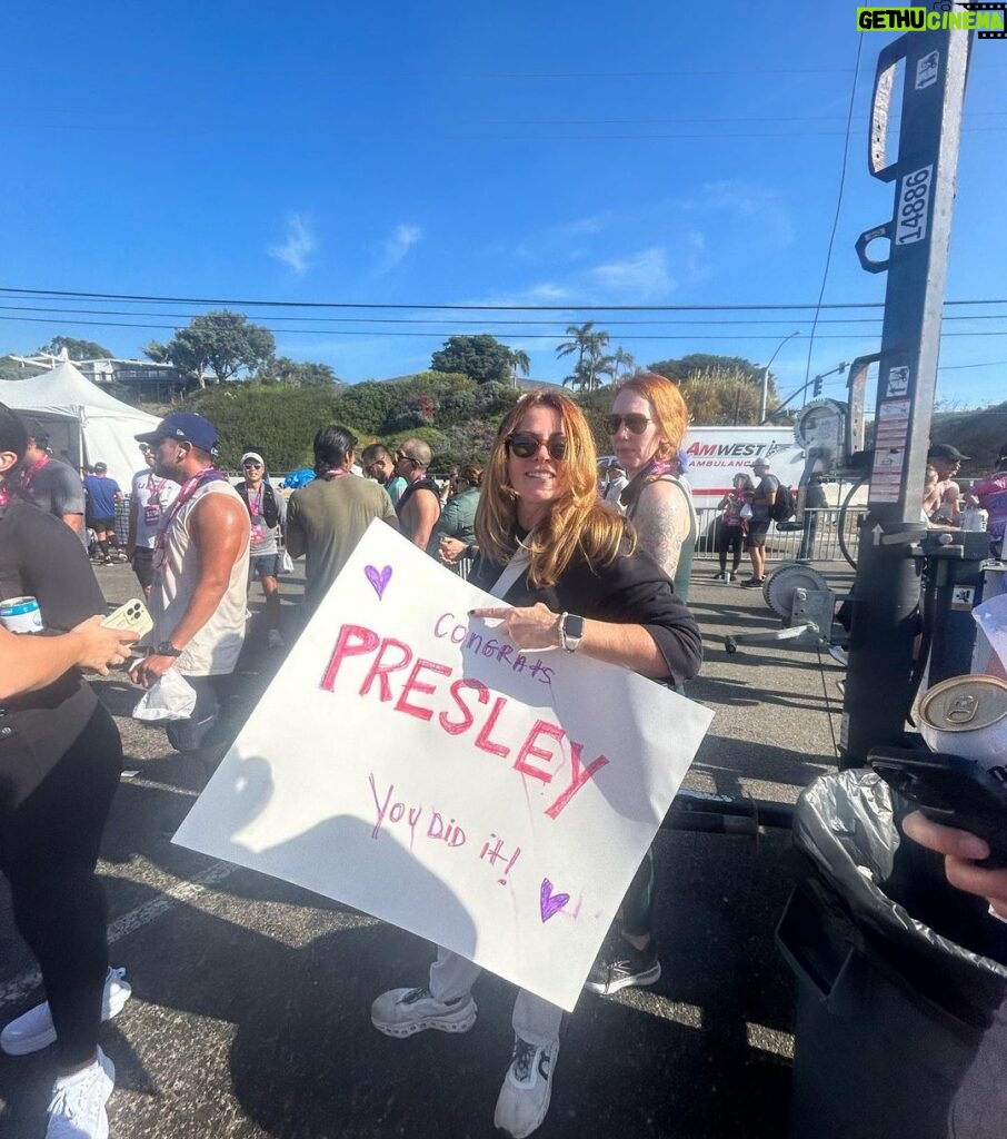 Presley Ryan Instagram - 13.1 miles ✅🥳 Malibu, California