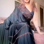 Priya Mishra Instagram – For saree lover 🖤