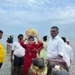 Priyanka KD Instagram - Last point of INDIA 🇮🇳 …. RAMSETU JAY SHREE RAM 🙏🏻 #ramsetu #priyankakholgade #instagram #rameshwaram #photography #lordshiva🙏 #india #lastpointofindia Dhanushkodi Ramsethu