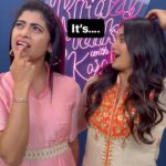 Priyanka M Jain Instagram - What @priyankamjain___0207 must be missing right now @shivakumar_marihal ??? Any guesses???? Wearing @srinisdesignerstudio Neon LED of Krazy talks with Kajal talks with Kajal 2 by @purplehaziedecor