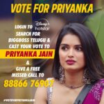 Priyanka M Jain Instagram - One step away from being the winner.... Please show your support and love to Priyanka.... Login to Disney + hotstar, Search for Bigg Boss Telugu 7 Cast 1 vote to Priyanka Jain and Also Give 1 missed call to 8886676907 (Free) #biggbossseason7 #biggbosstelugu #priyankajain #priyankabb7 #piyu #bb7 #starmaa #disneyplushotstar #BiggBossTelugu7 #priyankaonbbtelugu7 #BiggBossTelugu7 #biggboss7telugu