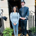 Priyanka Nair Instagram – Stepping into the world of Sherlock Holmes at 221B Baker Street – where every detail tells a story. 🕵️♀️🔎 #SherlockAdventures #LondonDiaries #priyankanair
