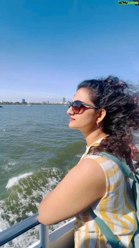 Priyanka Nair Instagram - Cruising through the day, soaking in the skyline with Lady Liberty by my side. 🌞🗽 #NYCDaytimeViews #priyankanair #statueofliberty Statue of Liberty