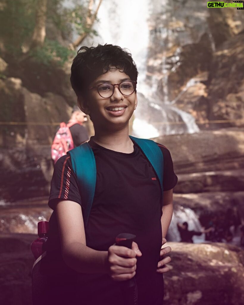 Priyanka Nair Instagram - Appu ♥️ #trekking #brave #happychild