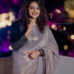 Priyanka Nair Instagram - ✨🧡 Costume - @aanunobbyofficial 📷 @jithukrishna__blackeye #sareelove #instapic #priyankanair