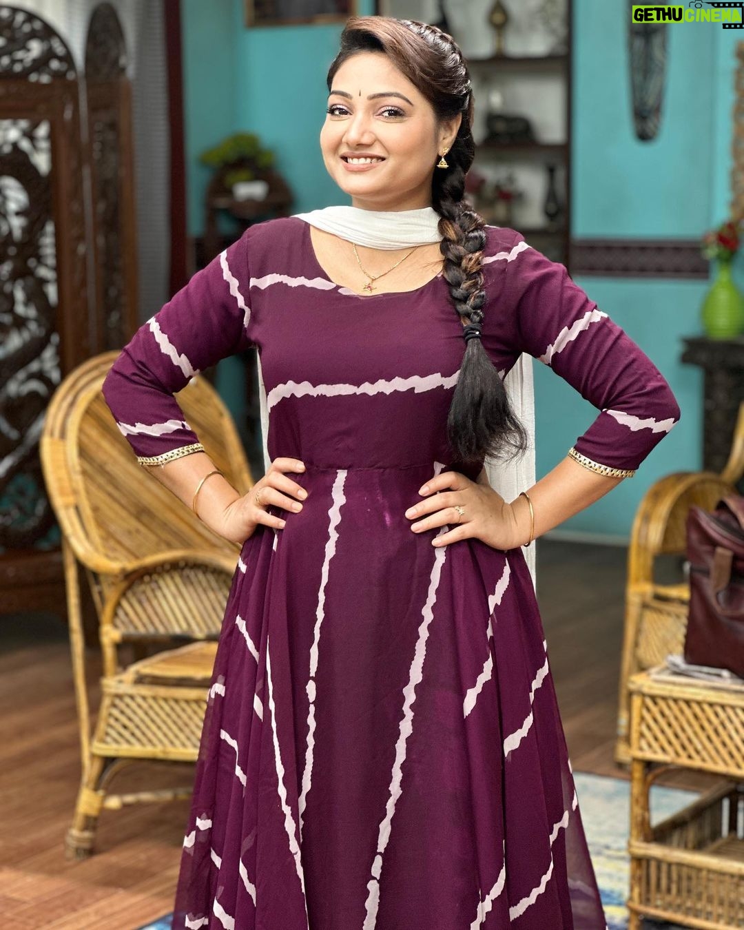 Priyanka Nalkari Instagram - #damayanthi Outfit @radzstylism