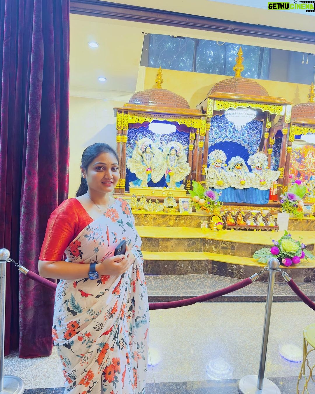 Priyanka Nalkari Instagram - #jan1st2024 #newyear #newresolutions #strongwomen #cutebabygirl #niece #iskontemplemalaysia #positivevibes #instagram #instagood #instalike #instadaily #actress #goodnight Cutebabygirl @sri_lasya2023 ❤️😘 Sri Jagannatha Mandir,ISKCON Malaysia HQ: Official