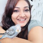 Priyanka Nalkari Instagram - #hisnameram #bird #birdlovers #newguest #sweethome #priyanka #nalkarpriyanka #peace #happygirl #chennai #instagood #instagram #instadaily