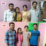 Priyankha Masthani Instagram - மாறாத ஒன்று அன்பான உறவு மட்டுமே❣️ Happy to be in same house with that pink paint and same wooden doors...There is no changes in our love and caring also🥰I hope nanga uyiroda irundha 2030 layum photo upload pandrom😅 #Family Omalur, Salem district.
