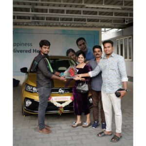 Priyankha Masthani Instagram - The first adult milestone..Anything can be unloved, but not your hard-earned car.. Forever grateful for this precious moment❣️

Pc:- @raja_manohar_films

#volkswagen #volkswagenvitus #priyankhamasthani #priyankha #villagegirl #salemponnu #masthani #priyanka #mastani #newcar #newyear #car #salem #salem volkswagen #2024 #newyear #newyear2024
