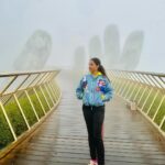 Pupul Bhuyan Instagram - Bana hills has my heart ❤️ . . . . . #pupulbhuyan #banahills #vietnam #traveller #travelblogger #globetrotter #vietnamtravel Golden Hands Bridge