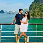 Pupul Bhuyan Instagram - It’s our LOVE day 🧿❤️ Ha Long Bay, Việt Nâm