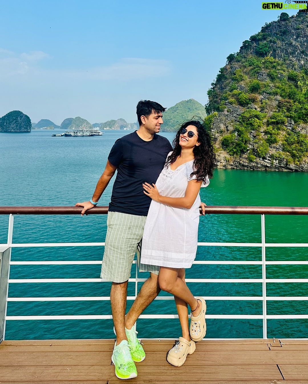 Pupul Bhuyan Instagram - It’s our LOVE day 🧿❤️ Ha Long Bay, Việt Nâm