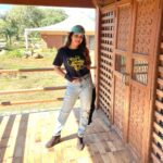 Purneima Day Instagram - नक्की हं ! 🫠 Can't be more RoMaNtic than this 😌 . Thanks @hastalikhit for this lovely tee 🫶 . Specialised calligraphy t-shirts available @hastalikhit ✨️ . Location - Burmese Chalet @aambyvalleycity ♥️ . #tee #tshirt #lonavala #aambyvalley #ambyvalley #city #photooftheday #purniemaadey Aamby Valley City, Lonavla