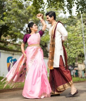 Purneima Day Instagram - Mrunmayee Kabir Gunja ✨️
@harshad_atkari 
.
For Star Prawaha Ganeshostav 2023 ✨️
.
24th September 
Sunday at 7pm 
only on @star_pravah !
.
#kunyarajachigaturani
#purniemaadey #purnimadey #purnimaday #harshadatkari #sharvarijog .
Clicked by @aartilokhandeofficial
 makeup: @blushandbeauties_20 
Hair :@brushesandblushes
Costumes:@aaishvy_designs ❤️
Jwellery by- @amairajewellery_official