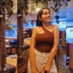 Purneima Day Instagram - This cupid also no 🙈🤎 . @origami_manerbio 👗 @zara #purniemaadey Origami- Japanese And Korean Restaurant