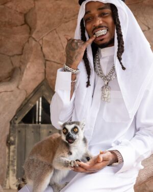 Quavo Instagram - If I’m in the jungle and ain’t got a coat 🧥 I bet I come out wit a mink! 

📷 @afterdark.digital