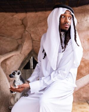 Quavo Instagram - If I’m in the jungle and ain’t got a coat 🧥 I bet I come out wit a mink! 

📷 @afterdark.digital