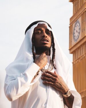 Quavo Instagram - If I’m in the jungle and ain’t got a coat 🧥 I bet I come out wit a mink! 

📷 @afterdark.digital