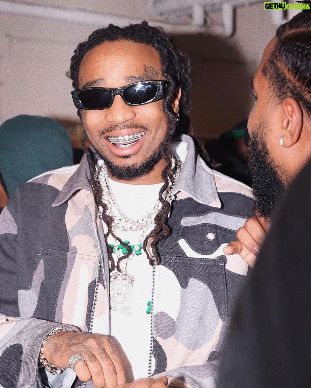 Quavo Instagram - Smilin thru it YOU KNOW my pain! 😬 #LLT #ROCKETPOWER🚀