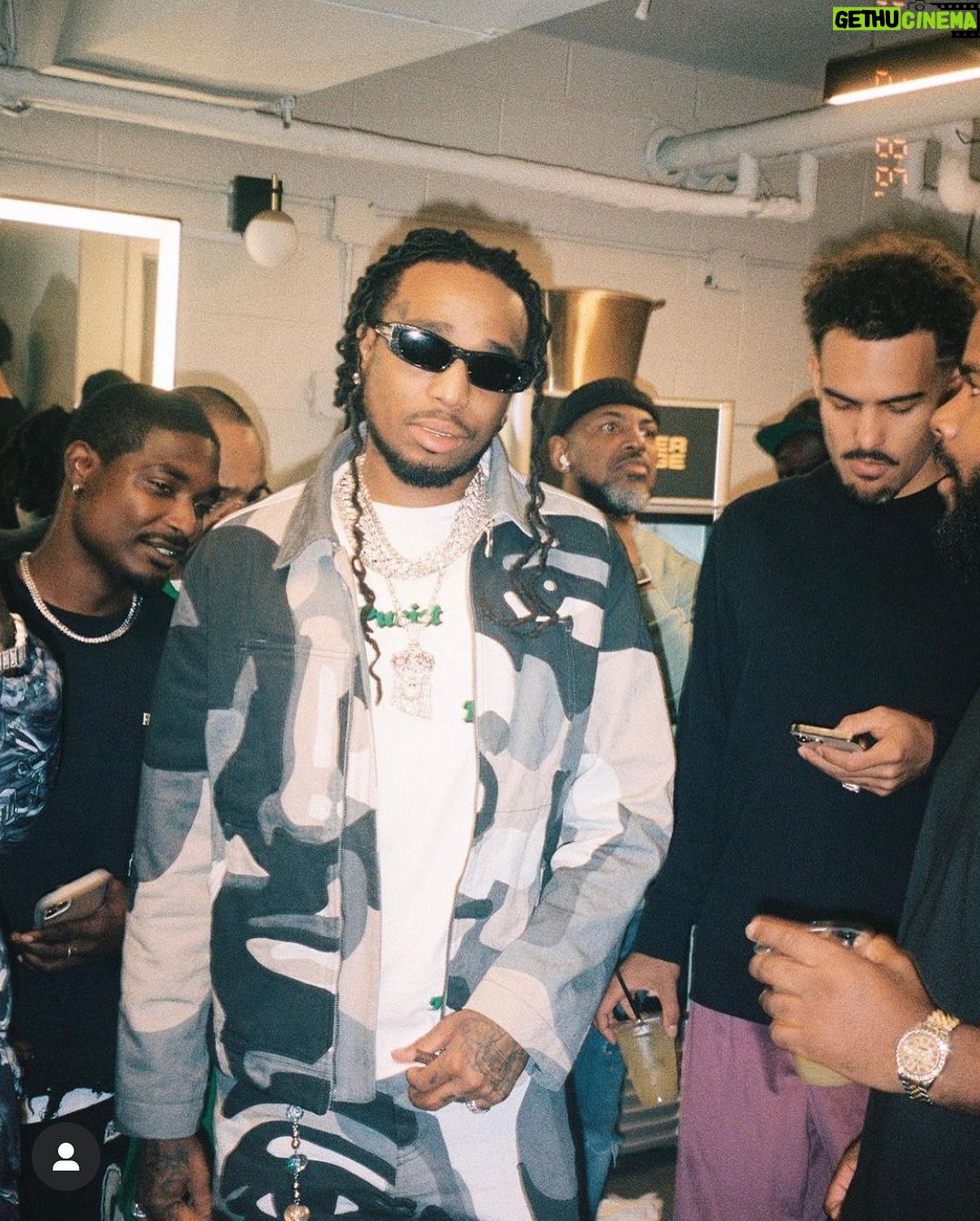 Quavo Instagram - Smilin thru it YOU KNOW my pain! 😬 #LLT #ROCKETPOWER🚀