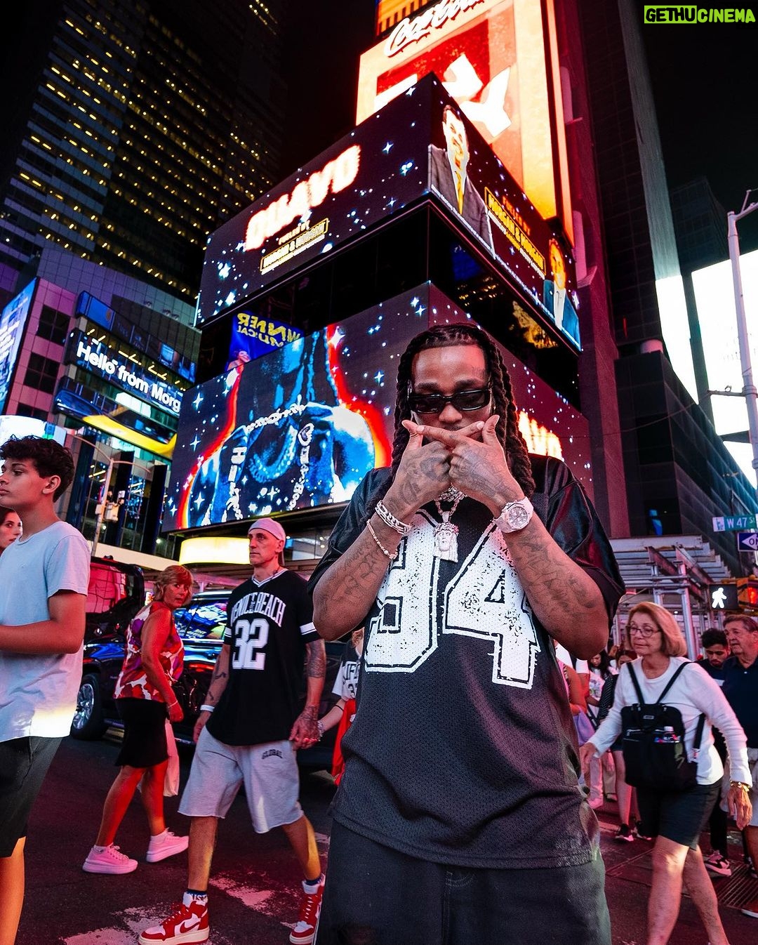 Quavo Instagram - Embodied All My Emotions Tonight We Give It All To You! a VICTORY #RocketPocket🚀 Do It For The Rocket #LongLiveTakeoff Times Square, New York City