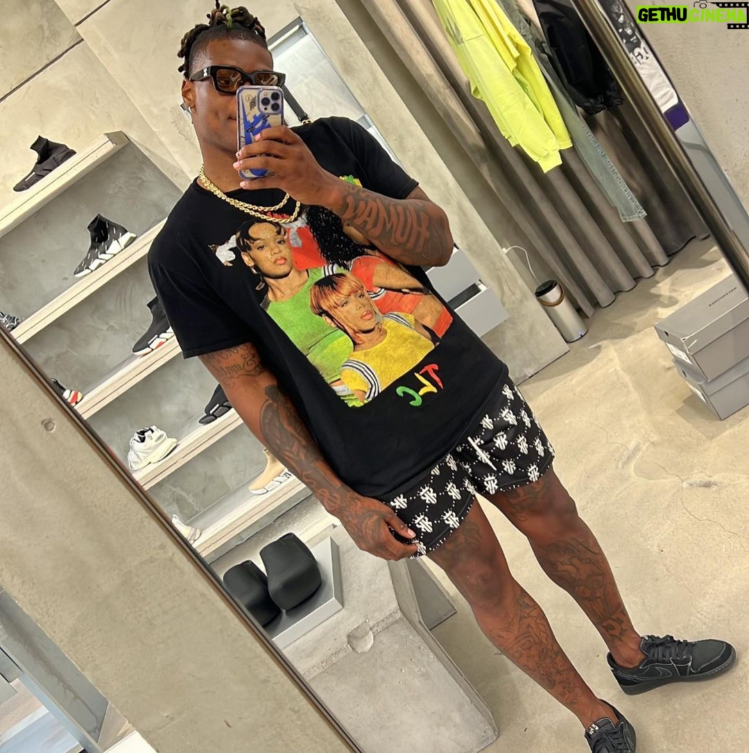 Quincy Williams Instagram - “Alexa, play Low Down by Lil Baby” Atlanta, Georgia