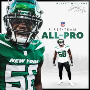 Quincy Williams Instagram - QUINCY WILLIAMS IS AN ALL-PRO.