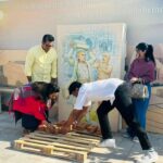 R. Sarathkumar Instagram - The visit to Abu Dhabi Mandir with my wife and family was a divine experience and having the opportunity to laying a brick in the monumental symbol of trust was the gift of la Providence. The Mandir is the creation of trust and harmony between two great leaders, Hon PM @narendramodi and HH @MohamedBinZayed. The mesmerizing mandir creates a vibration of harmony and peace, the need of the hour across the globe. I take this opportunity to congratulate Brahmvihari Ji @baps who is spearheading the project. It’s truly a renaissance of indian heritage and culture. This monumental and historic @AbuDhabiMandir will be dedicated to the world on February 14th by both the leaders @narendramodi @MohamedBinZayed @AmitShah @AbuDhabiMandir @sajeevbjp