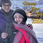Raadhika Sarathkumar Instagram - Happy New Year to everyone, lots of love , peace and good health always 🙏🙏