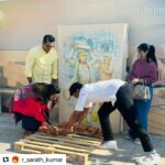 Raadhika Sarathkumar Instagram - Was so proud to see this temple in #abudhabi and be a part of participating and witnessing history🙏🙏🙏