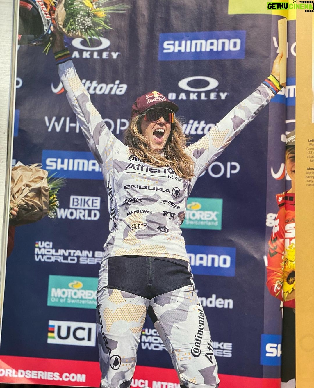 Rachel Atherton Instagram - My cover of @mbukmagazine this month 🥰🥰 this was shot back in May when I had just started thinking about racing the first World Cup… I had no idea i would win it! The last 2 years since arna was born have been such a rollercoaster, only now I’m getting more sleep can I look back & see it all a bit more clearly 😂 having Arna has been the greatest joy I’ve ever experienced, hard, yes, but perfect. Thanks MBUK 🥰 @stevebehr0 & Tym Manley ( I so so so regret not putting loads of makeup on & putting more effort into this shoot I look like a rag 😂 )