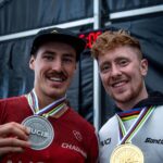 Rachel Atherton Instagram - @athertonbikes 1 & 2 🌈 Saying that will never get old!! A lot has happened in 4 years for Atherton Bikes!! 🤯🥳 More proof from the boys this weekend that these bikes are 🔥 and it means as much,if not more than any of my own wins ❤️🌈❤️ UCI World Championships
