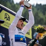 Rachel Atherton Instagram - Adrenaline!! I am here for you!! 😂😂 Back to Back wins for @athertonbikes 🔥😮‍💨 The moment your teammate wins the Elite Mens World Cup on your own named bike brand 🤯🤩😂😂 When @andreas.kolb66 won in Leogang, I was buzzing my tits off!! I went pretty mental, I felt so wired I just wanted to fight someone 😂😂 it felt INCREDIBLE thinking back to the team at home @athertonbikes how god damn hard they have worked the last 4 years… incredible team, incredible bike & there’s still more to come for @athertonbikes ❤️❤️😜 Come see the bikes at Fort William & grab some merch 💪🔥 @nathhughesphoto