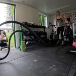 Rachel Atherton Instagram - Tryna get these arms ready for Fort William!! 😬 Arna baby being so good & helping 🥰🥰 One day JUST as I started my session she woke up from her nap in the car so I bundled her in the pram w/ snacks & she actually enjoyed watching & wanted to do it too! 🥰 @gopro capturing these special memories ❤️❤️