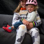 Rachel Atherton Instagram - First Race of 2023 😍 New @enduraofficial kit ✅ Special new helmet design ✅ Track walk ✅ Bike rebuild ✅ Suspension setup ✅ Warm up ✅ I just can’t believe I’m here really!! Amazing to be back with the team @athertonracing & the most amazing part is getting my bike looked after by everyone 😂 & food cooked 😍 Today was about getting ready for practice tomorrow & switching on my racer head! I’m so lucky my mum is here to look after arna so I can try to focus ❤️ it’s so strange switching mindsets! Thanks for all the love & messages, feeling nervous but remembering: safety first!! 😋 @nathhughesphoto 🙏🏽👌