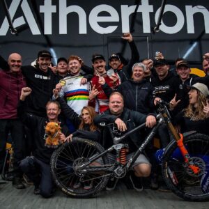 Rachel Atherton Instagram - Wow. Just WOW!! @charlie_hatton1 World Champion! 
@andreas.kolb66 p2 🔥🔥🔥🔥
Such Perfection from them both bloody love you guys!!! 

@athertonbikes @athertonracing @conti_mtb