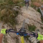 Rachel Atherton Instagram - TRIPLE BLCK!!🏴‍☠️ Haha took @brendog1 for his first run down “Slab Track” & I haven’t ridden it for a year, wow it’s gotten way gnarlier!! 😂😮‍💨👌👌 @dan_atherton what a place you’ve built 😘😘 @dyfibikepark @gopro #gopromax It’s always Such a sick say when the homies from the south come north! @damien_tutton @lauriearthur @lewis_ranger 🏴‍☠️