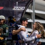 Rachel Atherton Instagram - Wow!!! @andreas.kolb66 Winning elite mens final was just INSANE!!! A long time coming!! I finished on the box in 3rd… ⭐️❤️⭐️🔥 couldn’t of dreamed of a better day!!! To see Andi win on the @athertonbikes …. In front of his home crowd in Austria 🇦🇹 Wow!! Just SO SO SICK!! 🥳🥳💣💣 We all went pretty wild 😂😂🔥🔥 I was so so buzzing to put down a solid run & not crash, after a few near misses on the jumps during my run 😂😮‍💨😬 Leogang felt so much harder than LENZERHEIDE & im so stoked 3rd ❤️❤️ To see @valihoell win at home too was just amazing, she put down a perfect heater & those home wins mean more than anything else, my wins at fort William are so special, so I’m buzzing for her 🔥 it was awesome to witness! 🔥🔥🔥 Cheers @athertonracing you beauties ❤️ @nathhughesphoto 📷